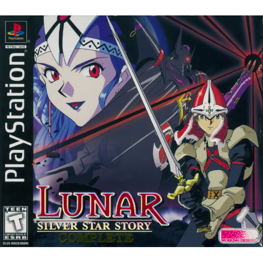 Lunar Silver Star Story Complete box art for Playstation